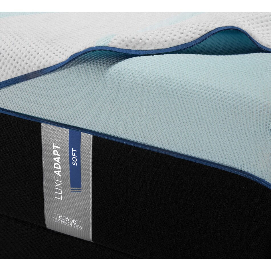 Tempur-Pedic® TEMPUR-LuxeAdapt® Soft Twin XL Mattress and Low-Profile ...