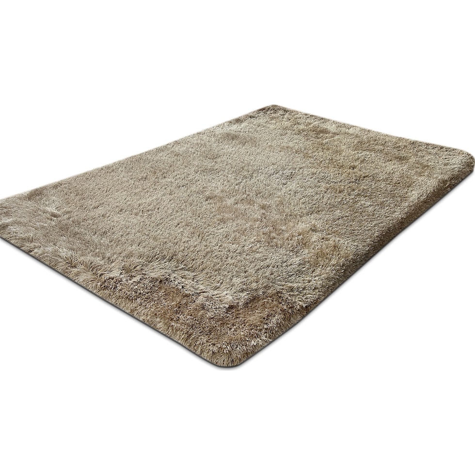 luxe beige light brown area rug  x    