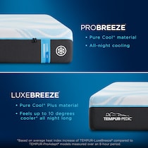 luxe breeze white california king mattress   
