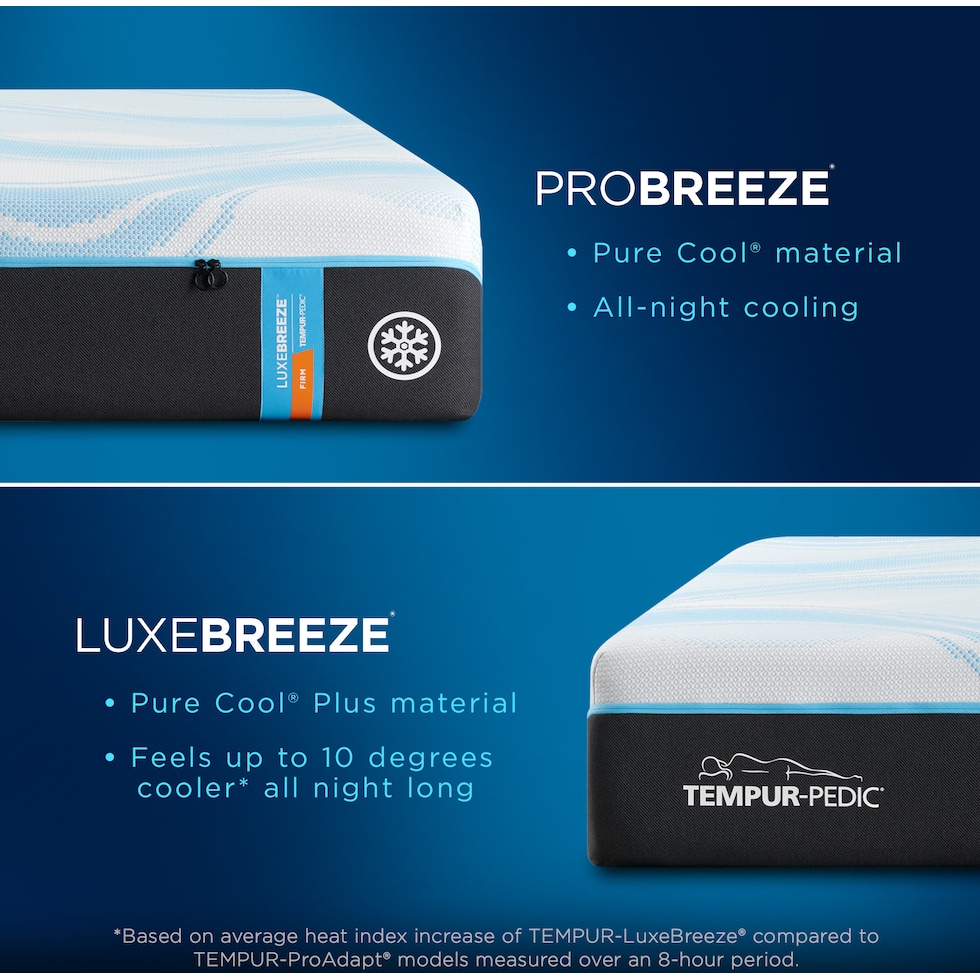 luxe breeze white california king mattress   