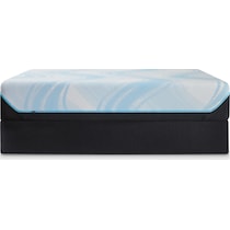 luxe breeze white king mattress foundation set   
