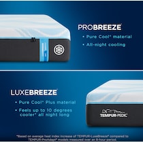 luxe breeze white queen mattress   