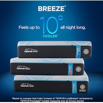 luxe breeze white queen mattress   