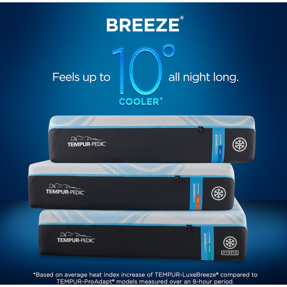 luxe breeze white queen mattress   