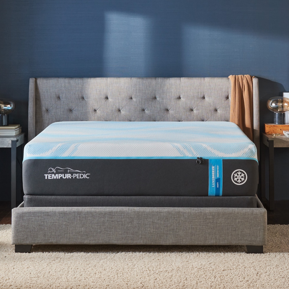 luxe breeze white queen mattress   