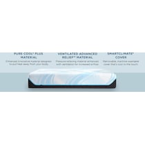 luxe breeze white queen mattress   