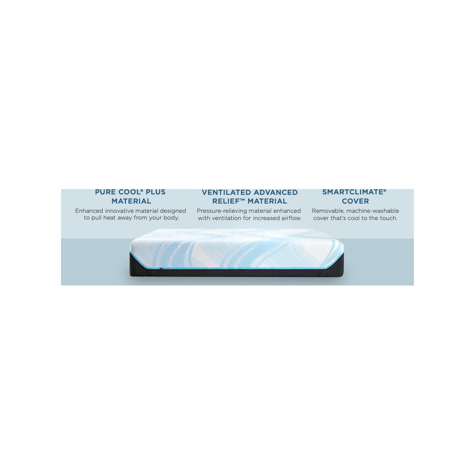 luxe breeze white queen mattress   