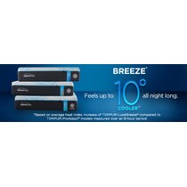 luxe breeze white queen mattress   