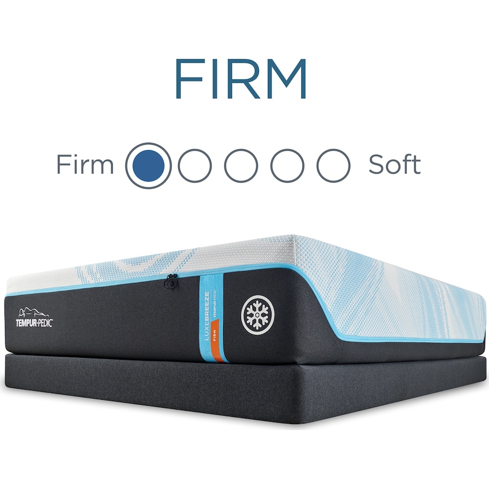 luxe breeze white split california king mattress   