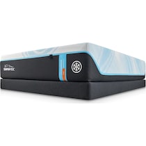 luxe breeze white split california king mattress   