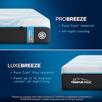 luxe breeze white twin xl mattress   
