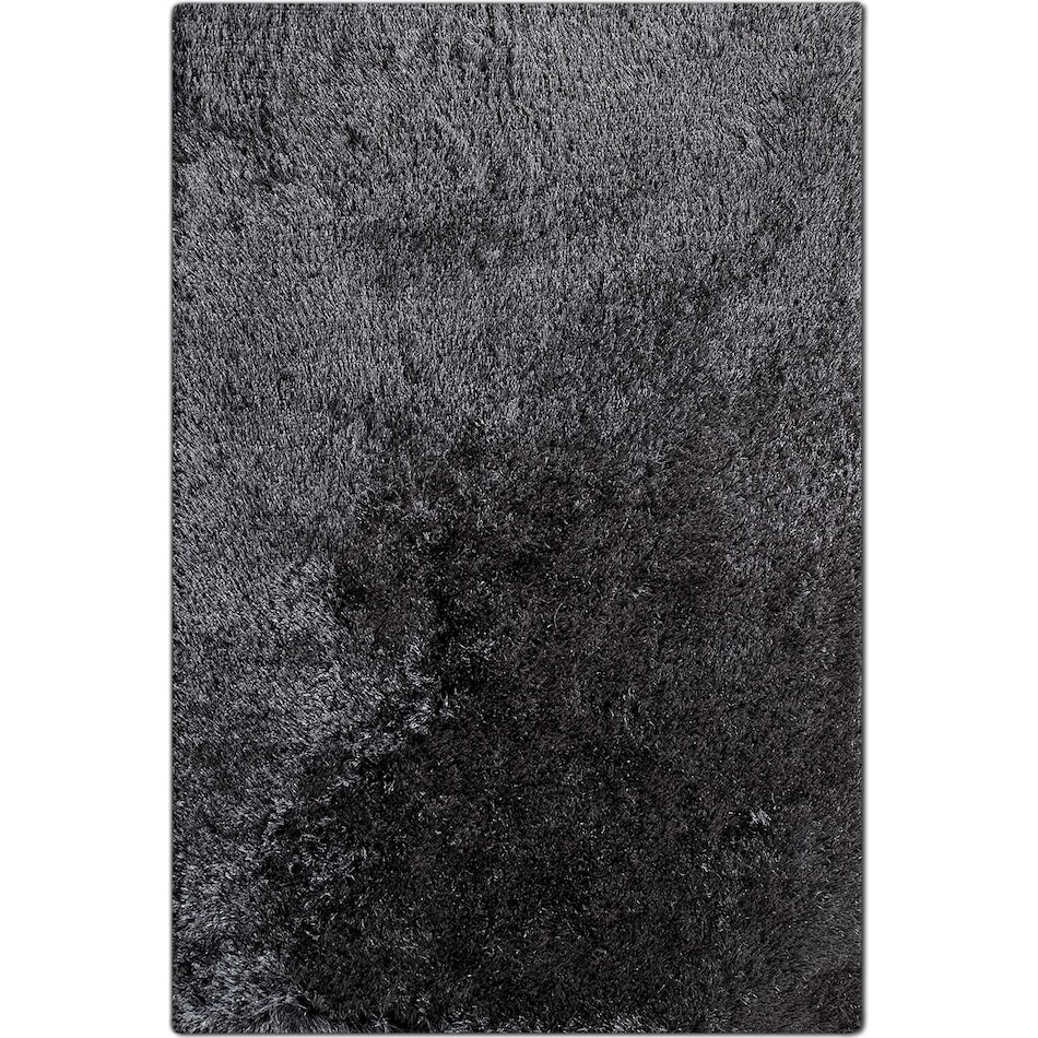 luxe charcoal charcoal area rug  x    