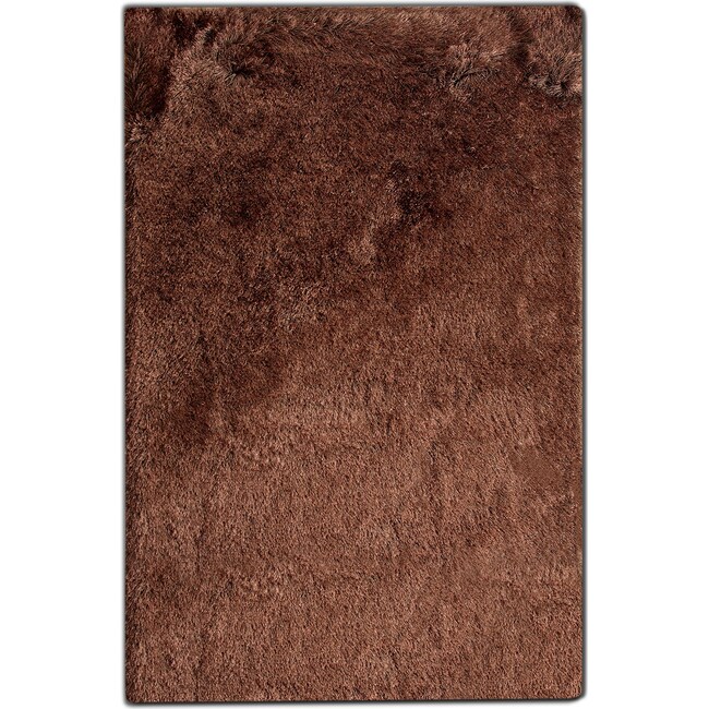 Rugs - Luxe 8' x 10' Area Rug - Chocolate