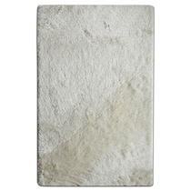 luxe ivory white area rug  x    