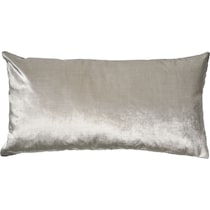 luxe velvet neutral accent pillow   
