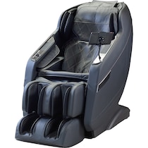 luxe black massage chair   