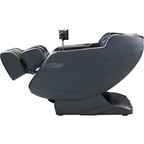 luxe black massage chair   