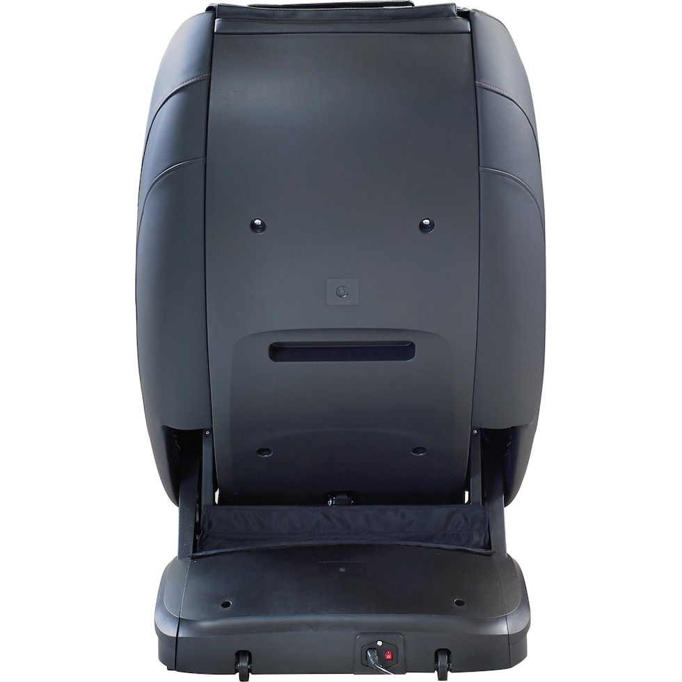 luxe black massage chair   