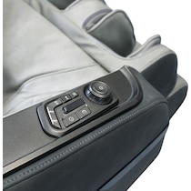 luxe black massage chair   