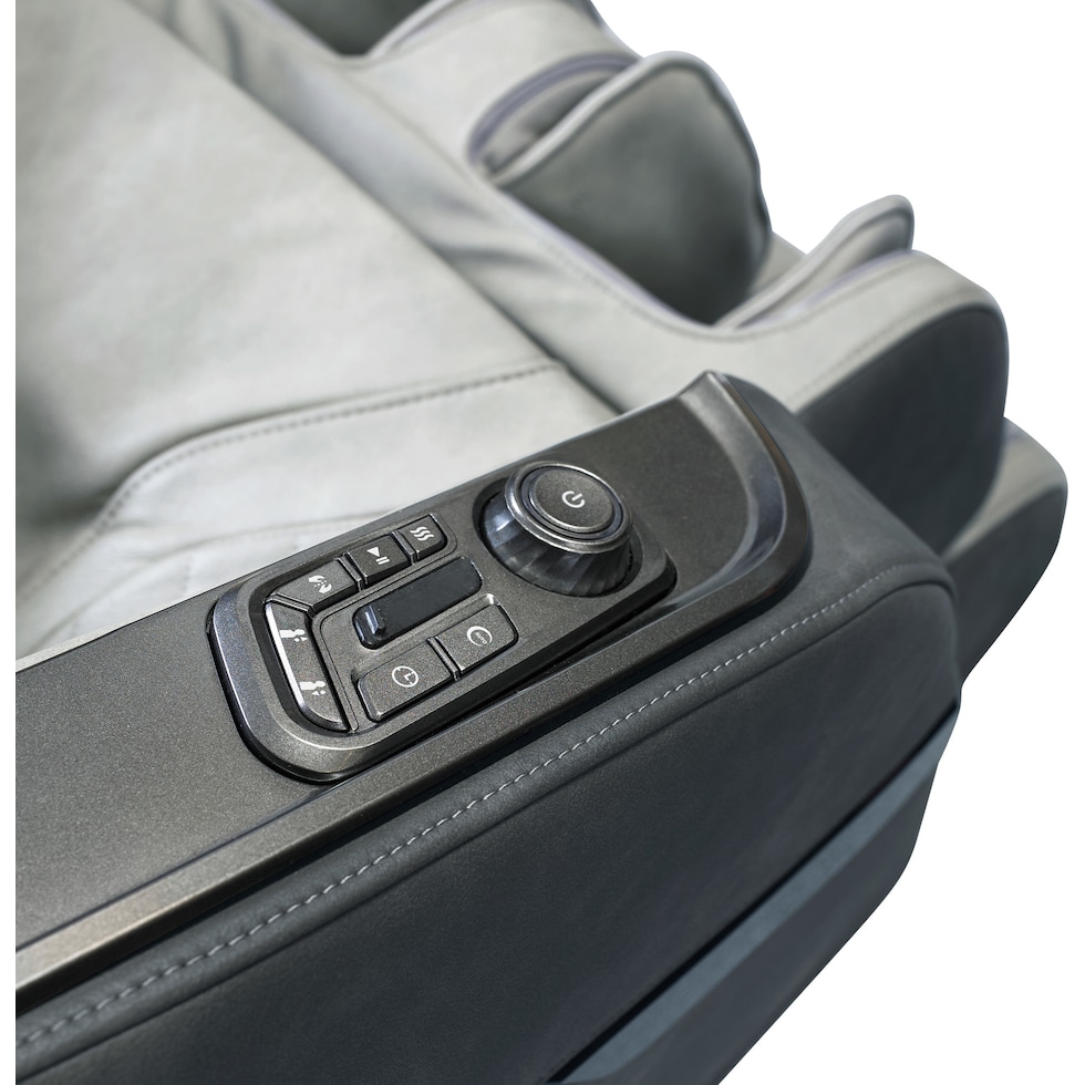 luxe black massage chair   