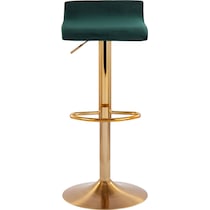 luz gold green bar stool   