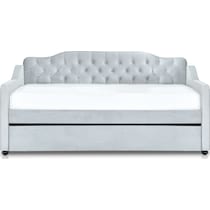 lydia gray twin daybed with trundle   