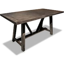 lyla dark brown dining table   