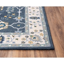 lynde blue area rug  x    