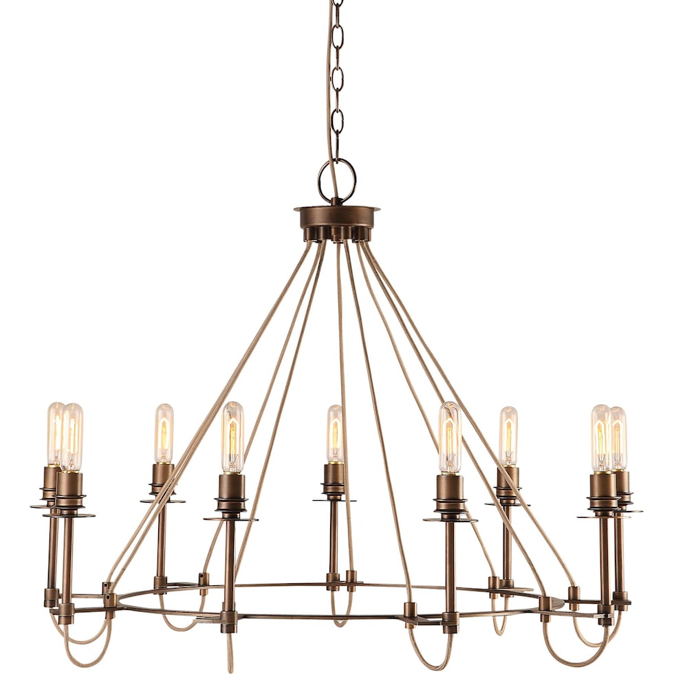 lyndhurst gold chandelier   
