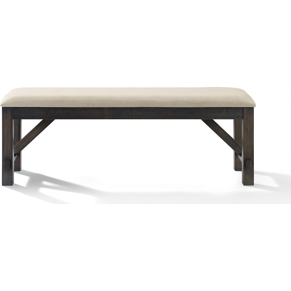 lynn black dining bench   