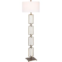 lynx gold floor lamp   