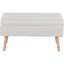 lyon light brown bench   