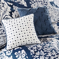 lyric blue king bedding set   