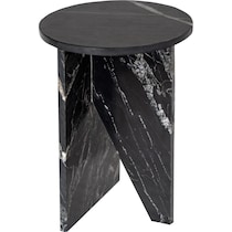 lysander black nightstand   