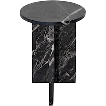 lysander black nightstand   