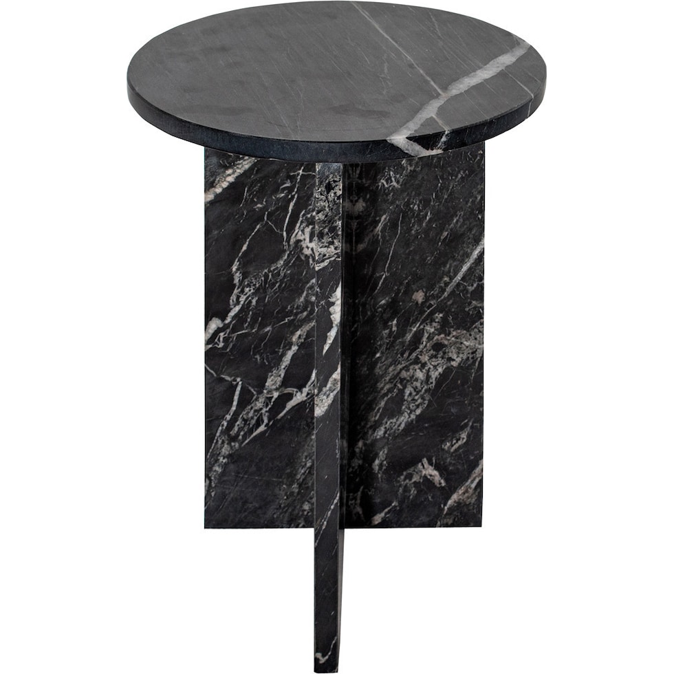 lysander black nightstand   