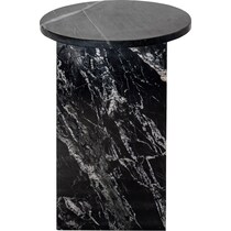 lysander black nightstand   