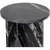 lysander black nightstand   