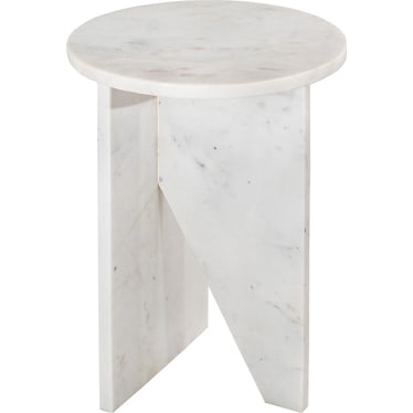 Lysander Accent Table - White