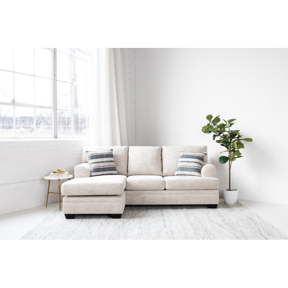 mabella neutral sofa chaise   