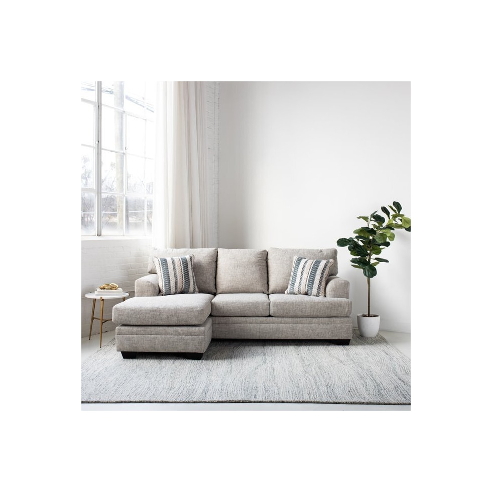 mabella neutral sofa chaise   