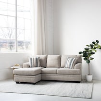 mabella neutral sofa chaise   