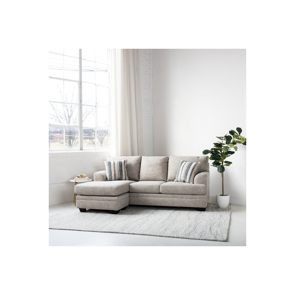 mabella neutral sofa chaise   