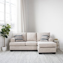 mabella neutral sofa chaise   