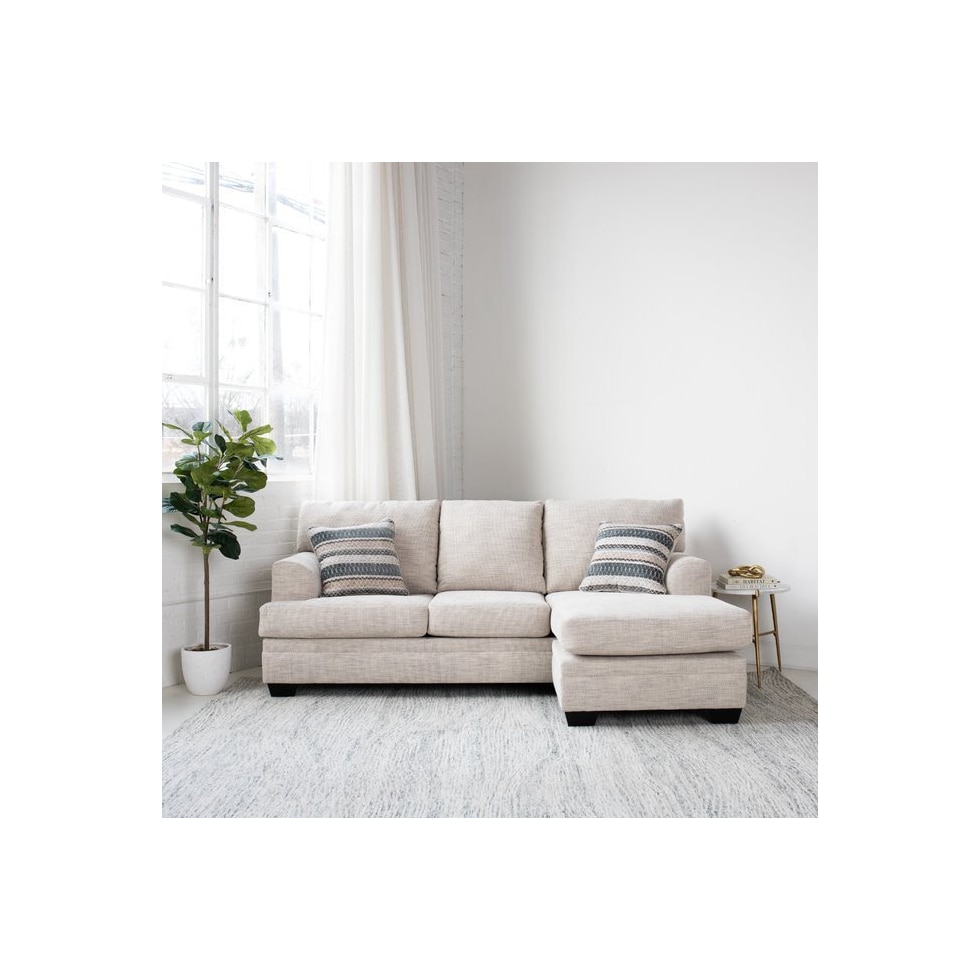 mabella neutral sofa chaise   