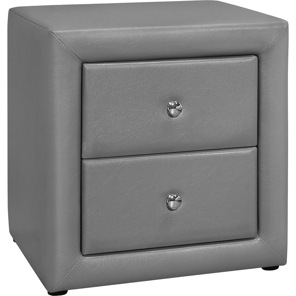 mable gray nightstand   