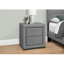 mable gray nightstand   