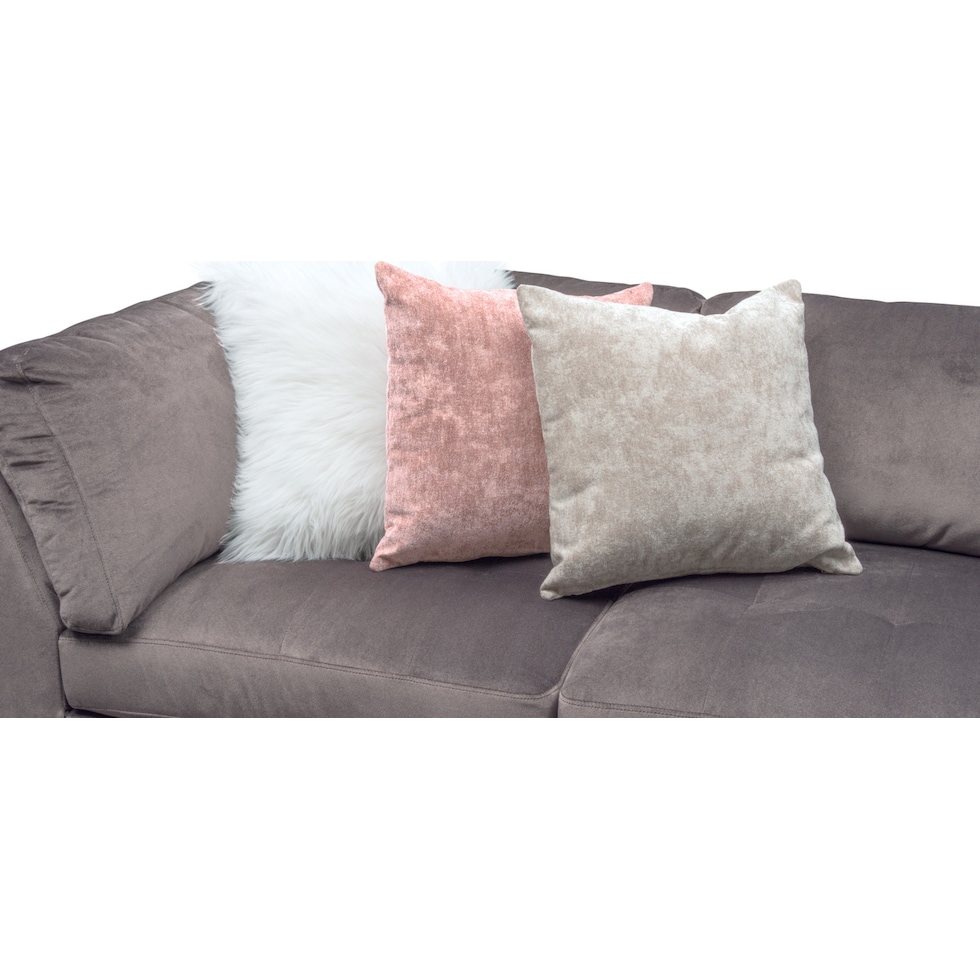 mackenzie gray  pc sectional and ottoman   