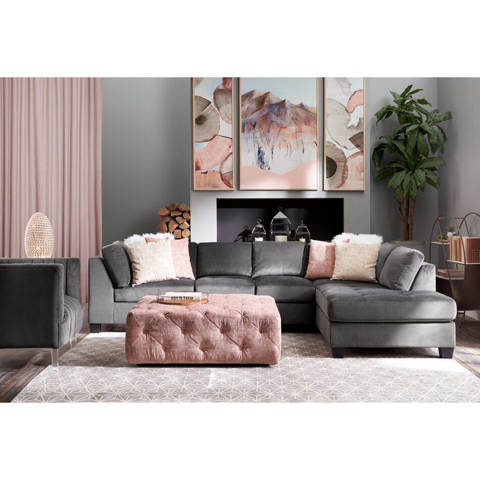 Mackenzie 2 Piece Sectional  with Chaise Value City Furniture