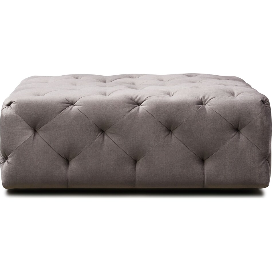 Mackenzie Ottoman Gray Value City Furniture